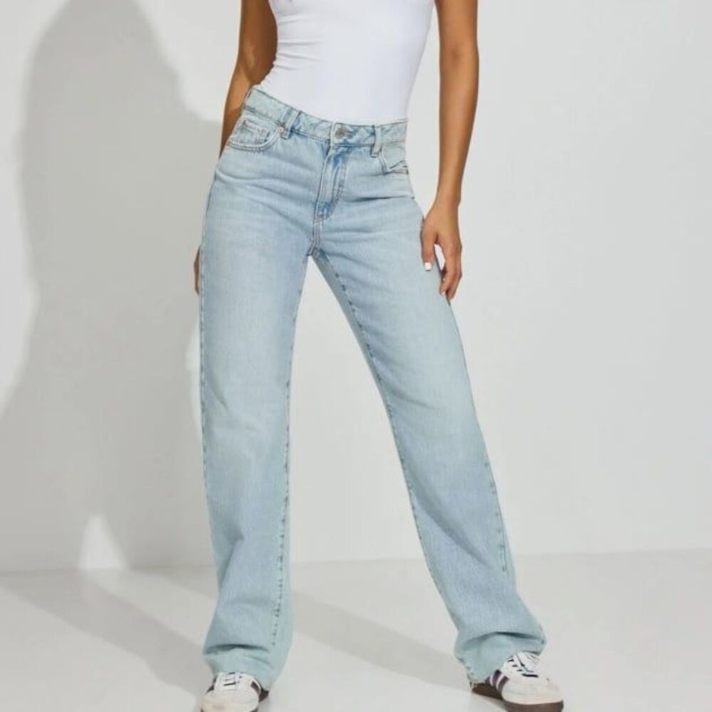 Garage 90s straight leg Jeans raw hem